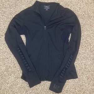 Womens Abercrombie & Fitch Sculpting Zip Up || Black, Size: XS